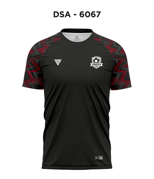 DSA 6067 Siyah-Bordo Antrenman Üst
