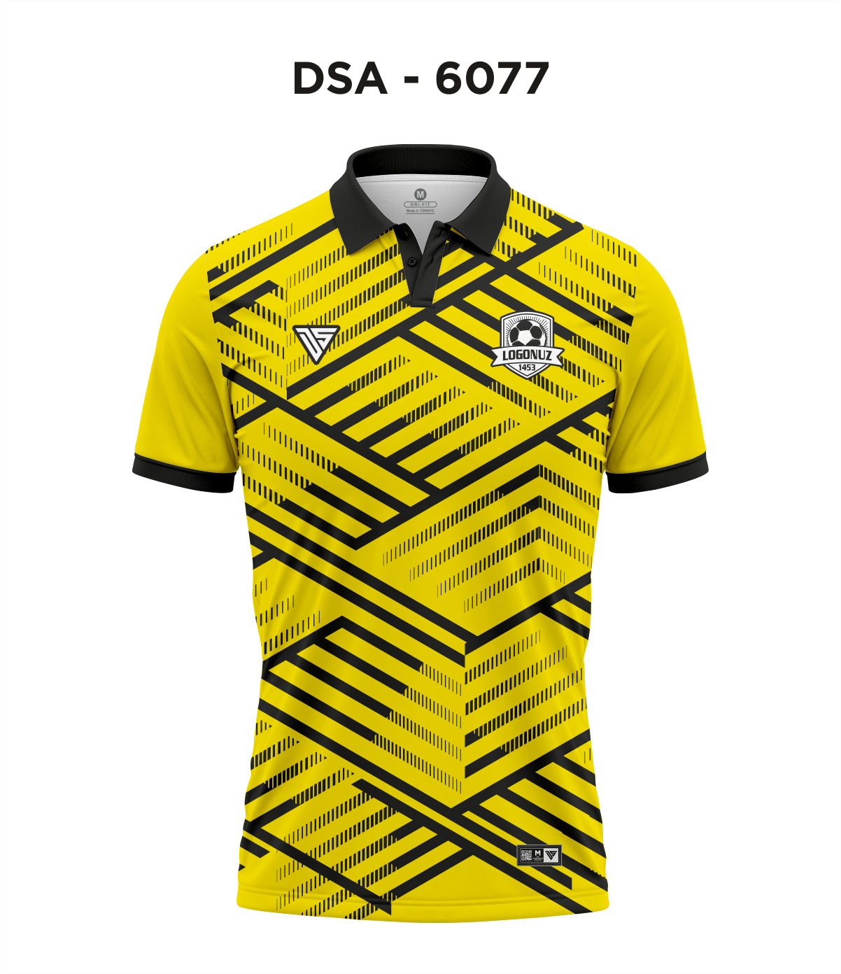 DSA 6077 Sarı-Siyah Antrenman Üst