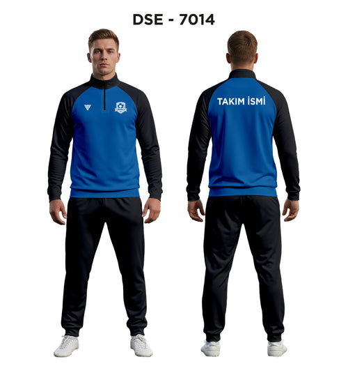 DSE 7014 Mavi-Siyah Eşofman Takımı