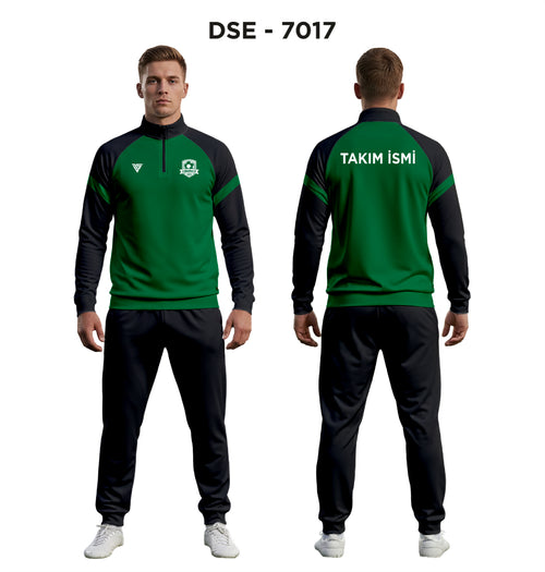 DSE 7017 Yeşil-Siyah Eşofman Takımı