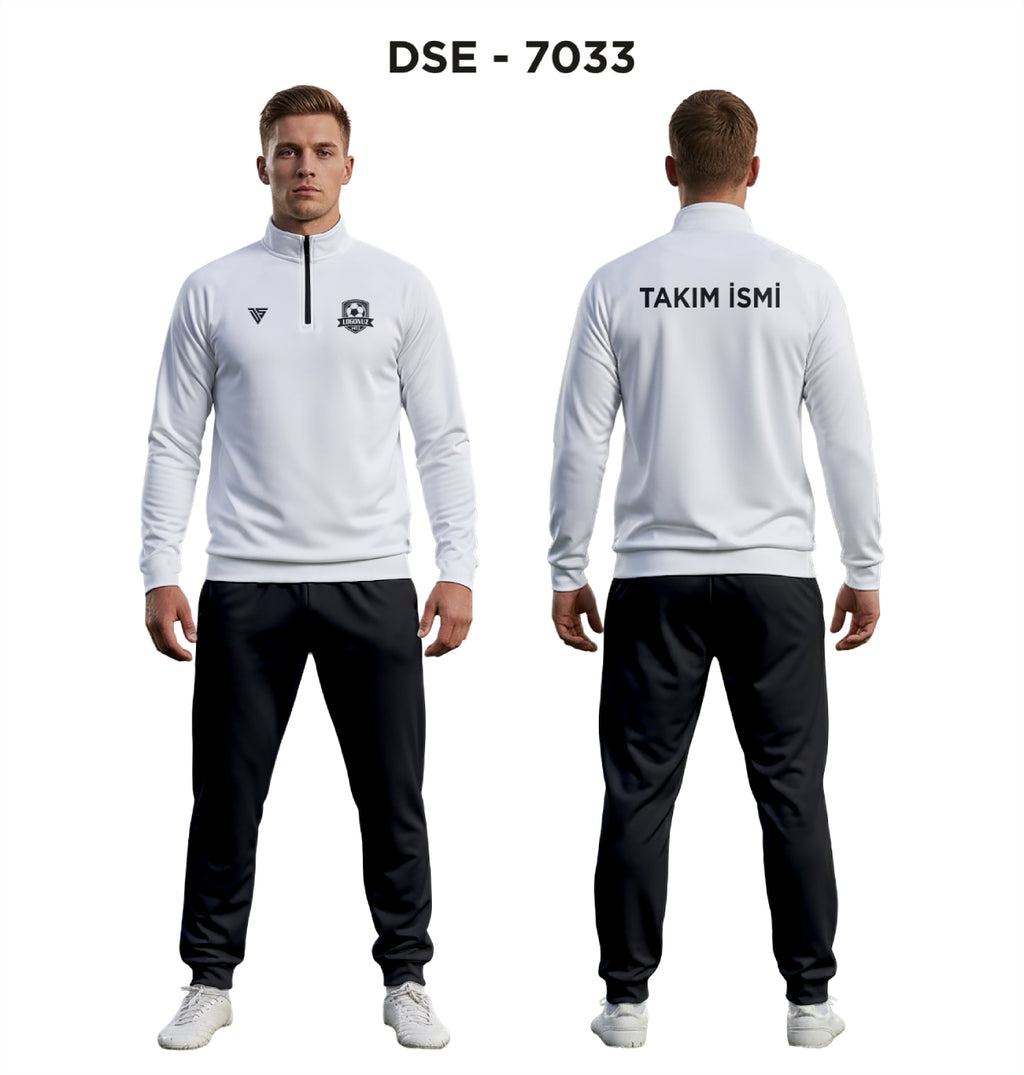 DSE 7033 Beyaz Eşofman Takımı