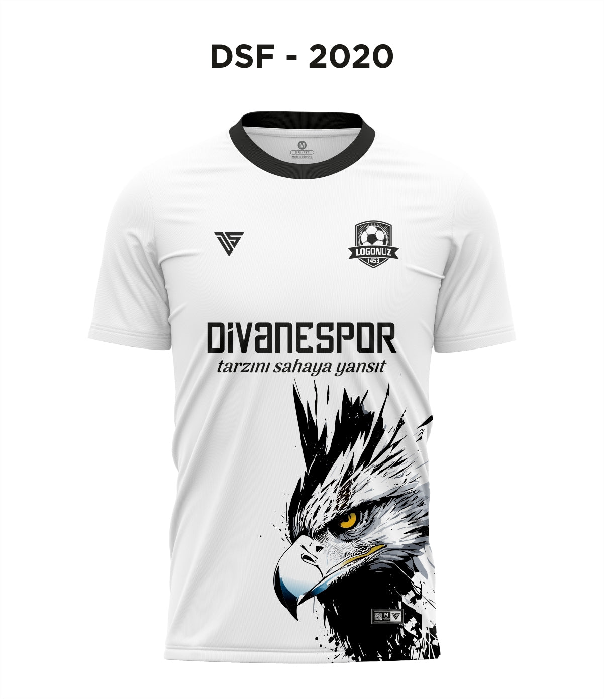 DSF 2020 Beyaz-Siyah Futbol Forma