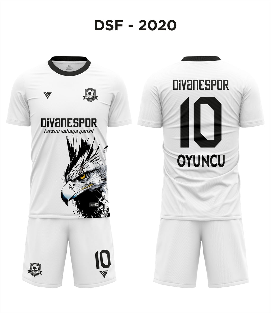 DSF 2020 Beyaz-Siyah Futbol Forma