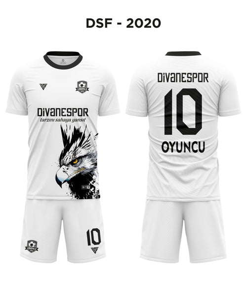 DSF 2020 Beyaz-Siyah Futbol Forma