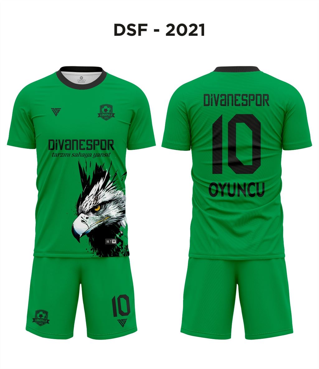 DSF 2021 Yeşil-Siyah Futbol Forma