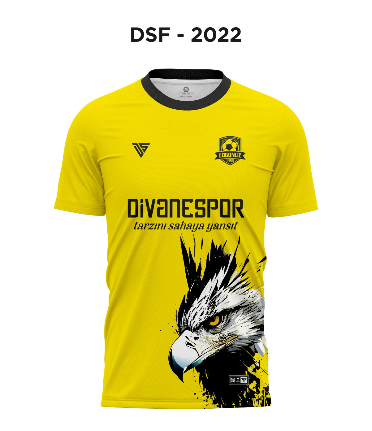 DSF 2022 Sarı-Siyah Futbol Forma