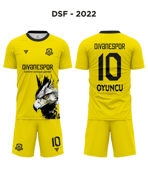 DSF 2022 Sarı-Siyah Futbol Forma