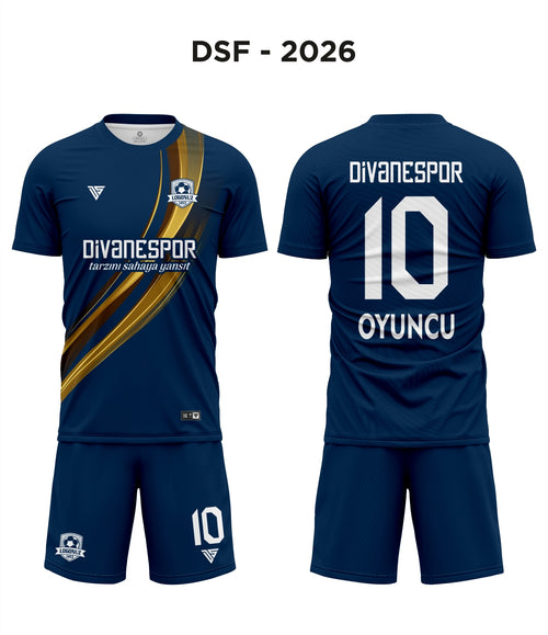 DSF 2026 Lacivert-Gold Futbol Forma
