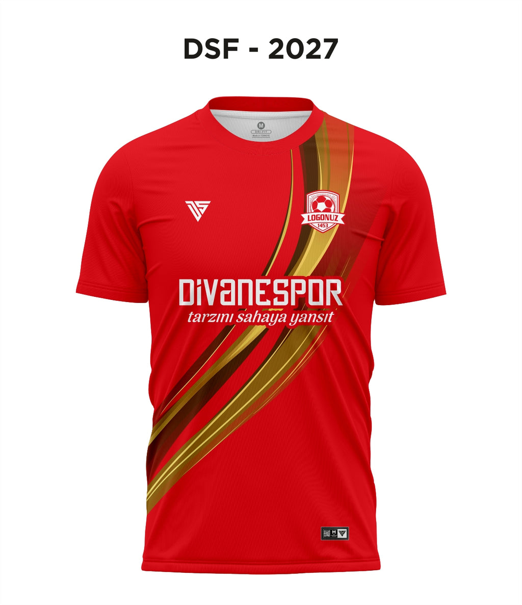 DSF 2027 Kırmızı-Gold Futbol Forma