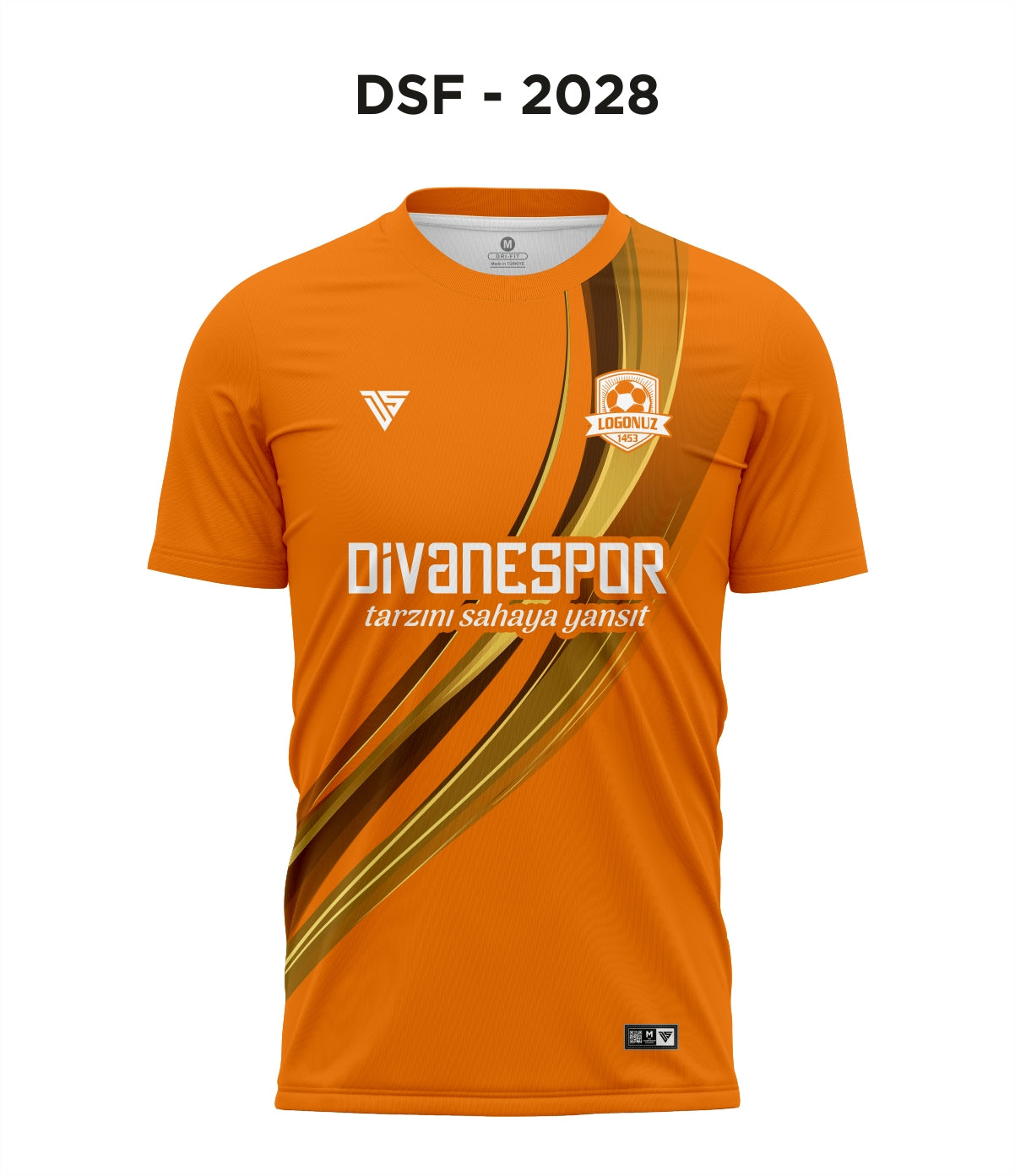DSF 2028 Turuncu-Gold Futbol Forma