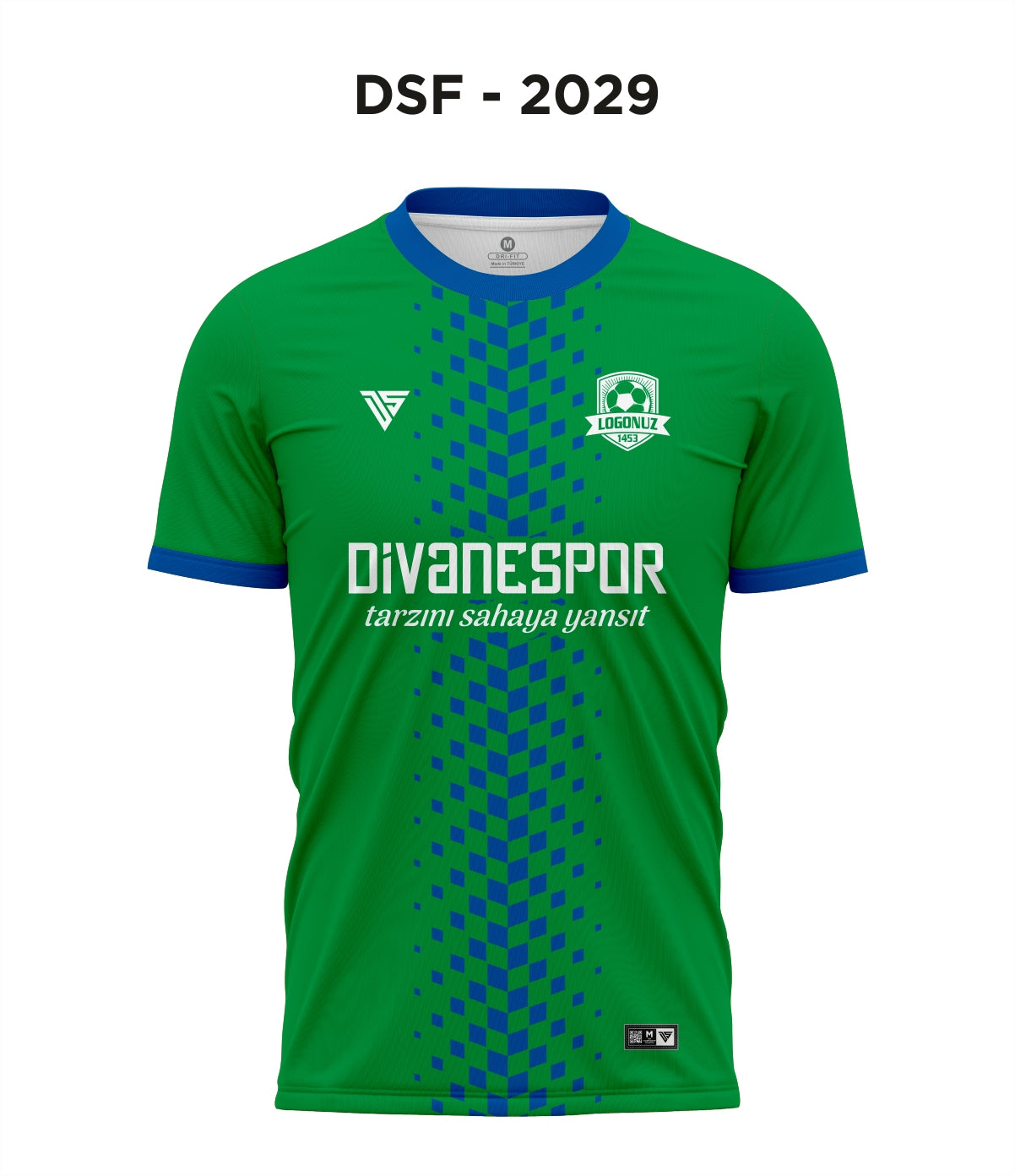 DSF 2029 Yeşil-Mavi Futbol Forma