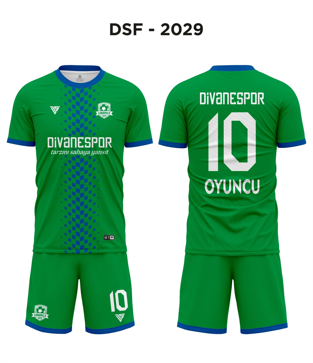 DSF 2029 Yeşil-Mavi Futbol Forma