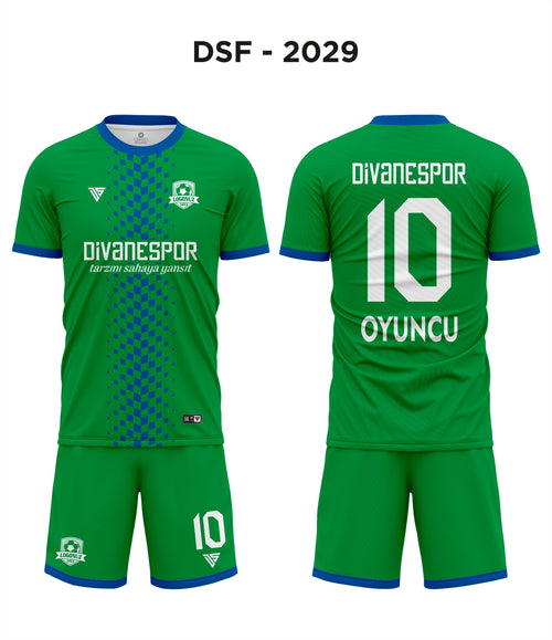 DSF 2029 Yeşil-Mavi Futbol Forma