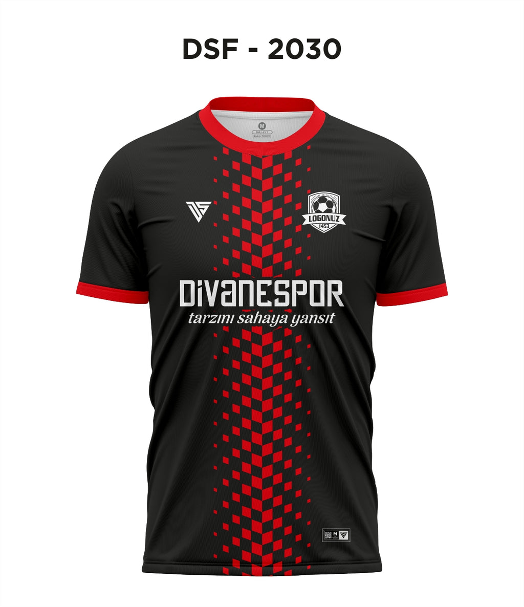DSF 2030 Siyah-Kırmızı Futbol Forma