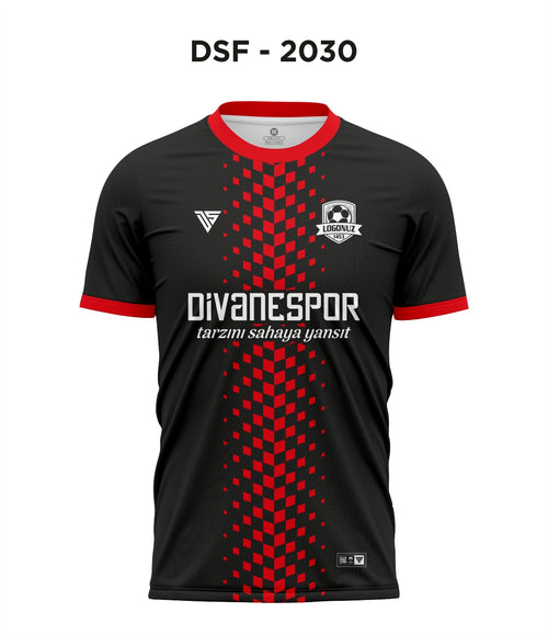 DSF 2030 Siyah-Kırmızı Futbol Forma