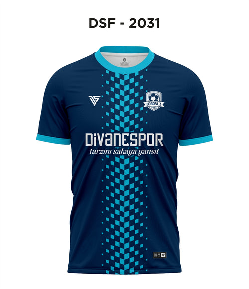 DSF 2031 Lacivert-Turkuaz Futbol Forma