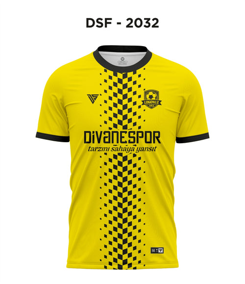 DSF 2032 Sarı-Siyah Futbol Forma