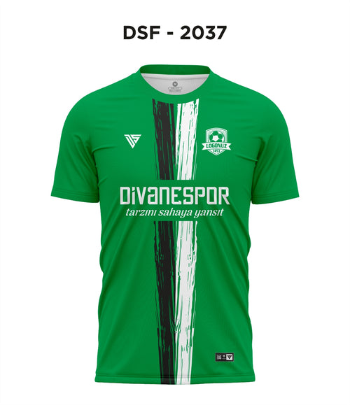 DSF 2037 Yeşil-Beyaz-Siyah Futbol Forma