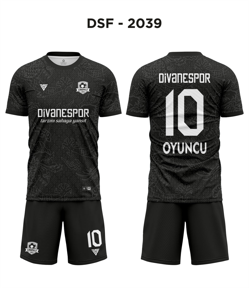 DSF 2039 Siyah-Antrasit Futbol Forma