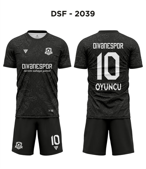 DSF 2039 Siyah-Antrasit Futbol Forma
