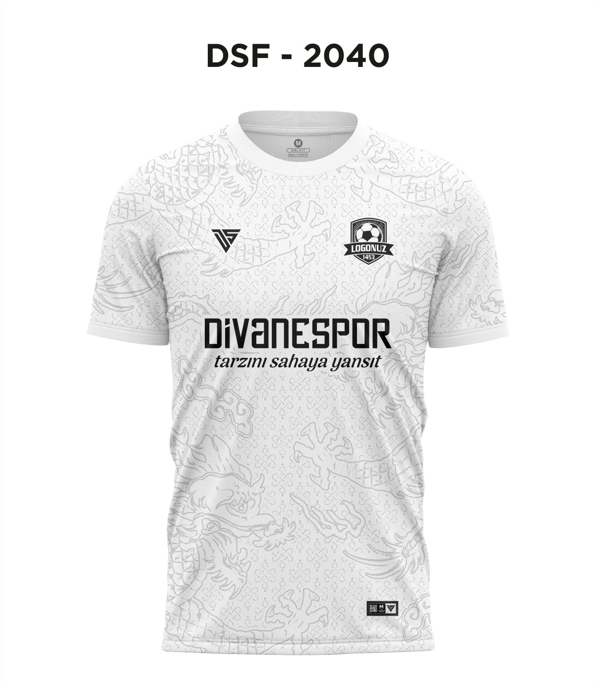 DSF 2040 Beyaz-Gri Futbol Forma