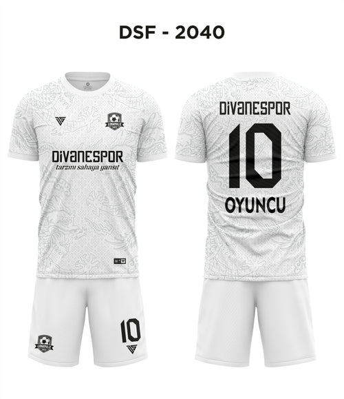 DSF 2040 Beyaz-Gri Futbol Forma