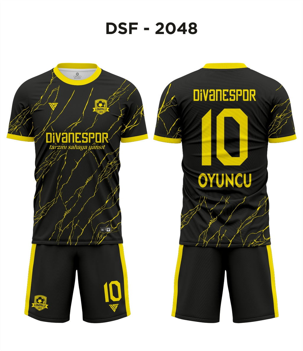 DSF 2048 Siyah-Sarı Futbol Forma