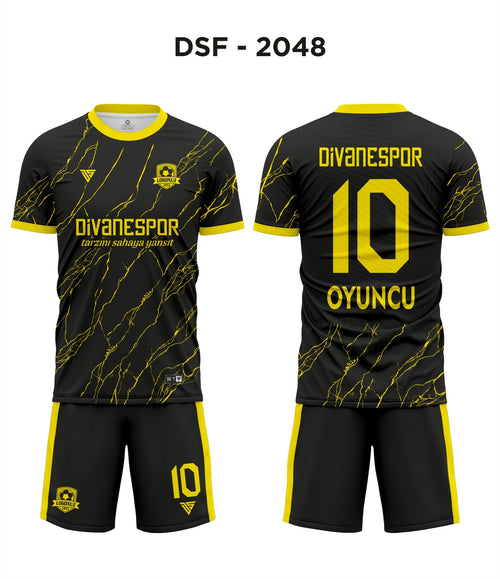 DSF 2048 Siyah-Sarı Futbol Forma