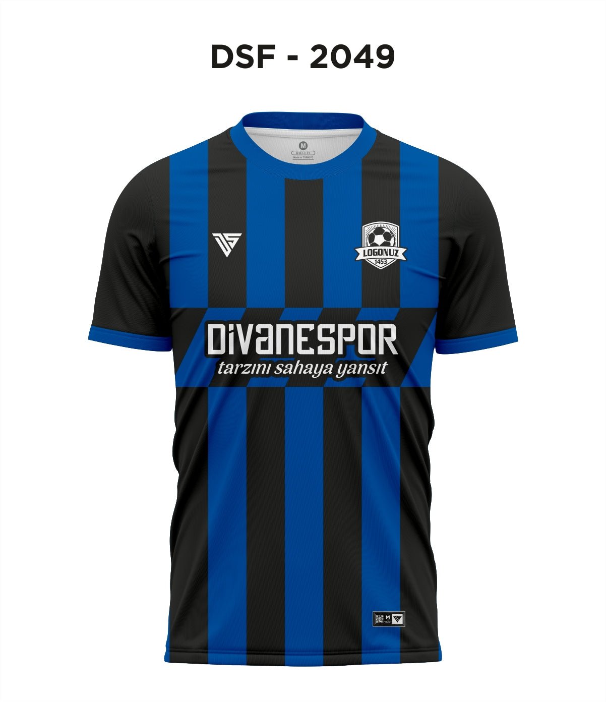 DSF 2049 Siyah-Mavi Futbol Forma