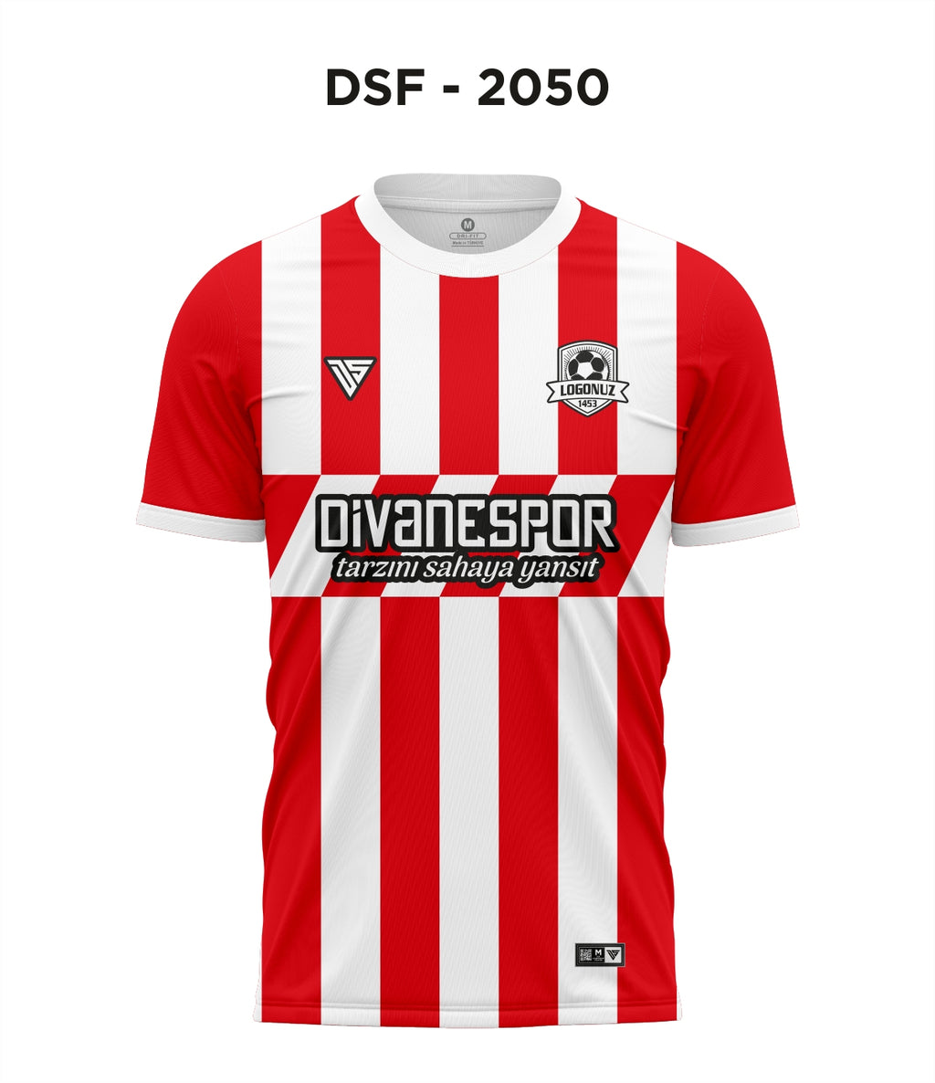DSF 2050 Kırmızı-Beyaz Futbol Forma