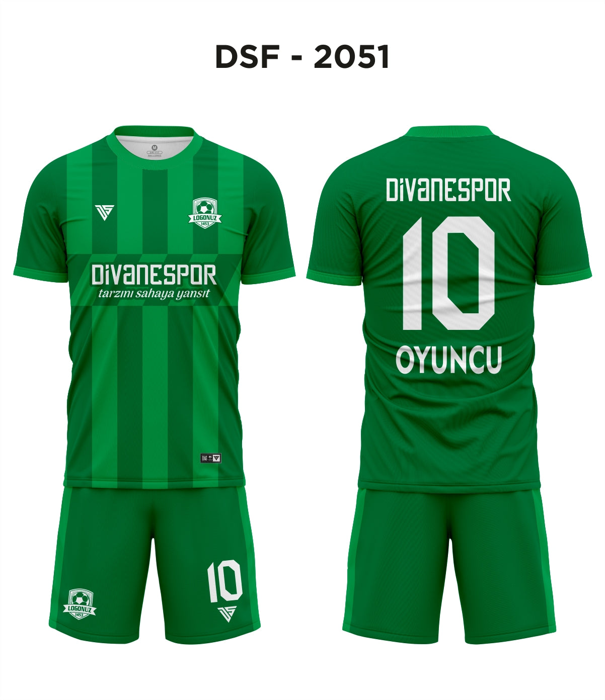 DSF 2051 Yeşil Futbol Forma