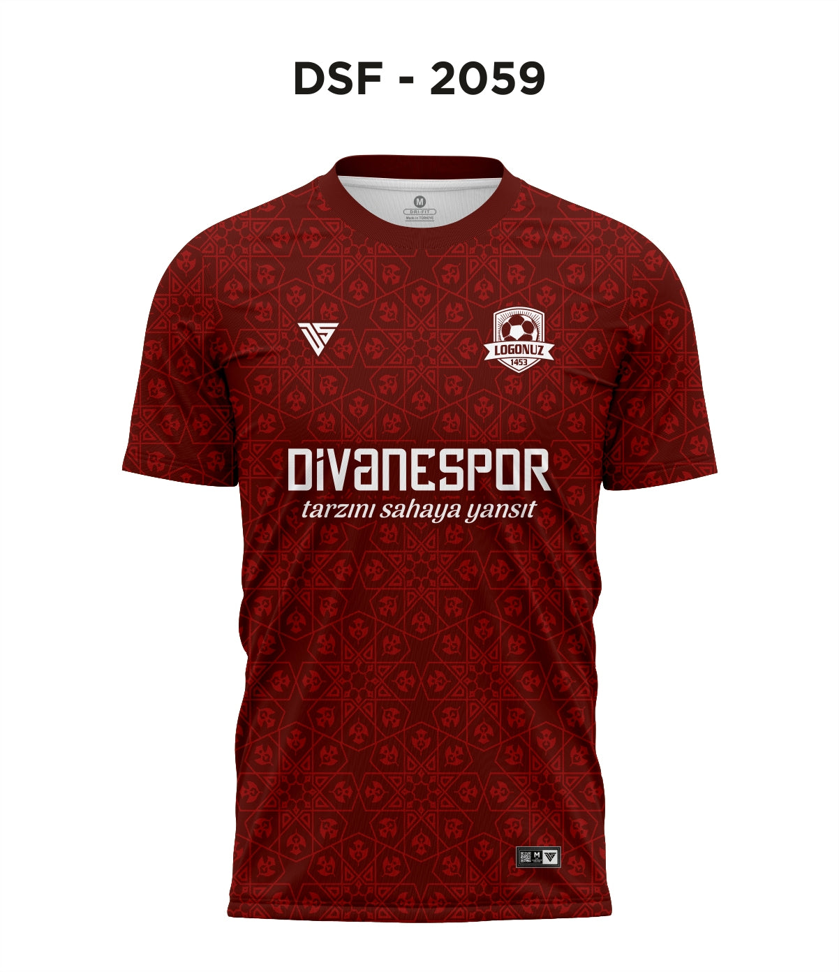 DSF 2059 Bordo-Kırmızı Futbol Forma