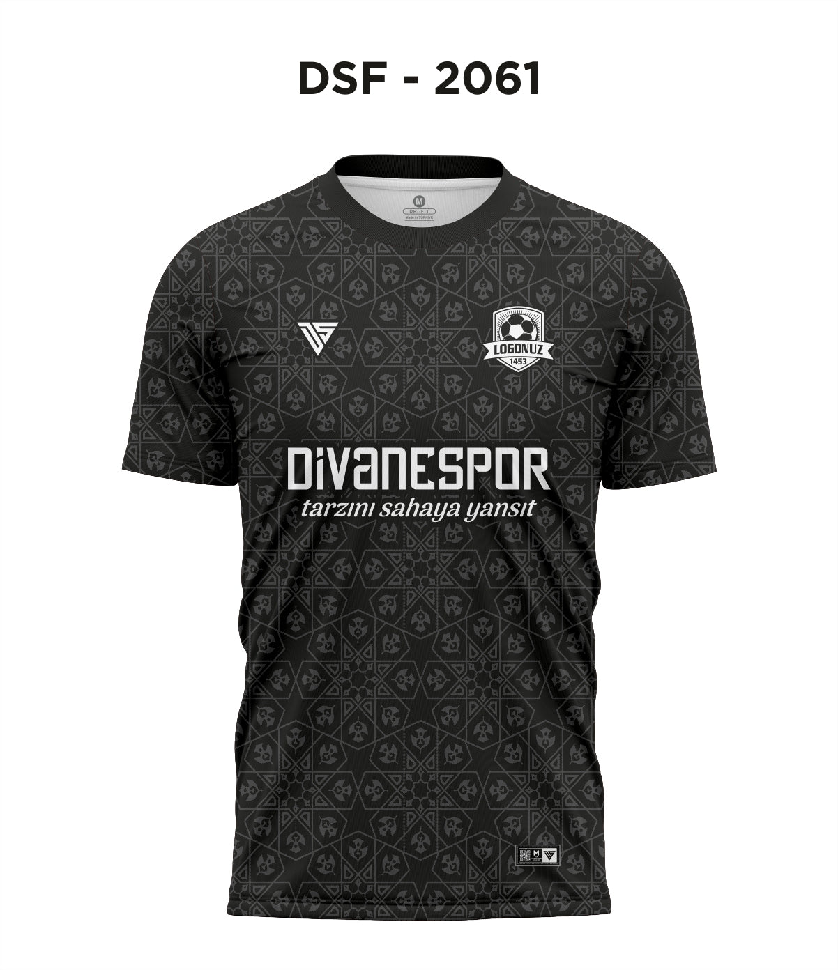 DSF 2061 Siyah-Antrasit Futbol Forma