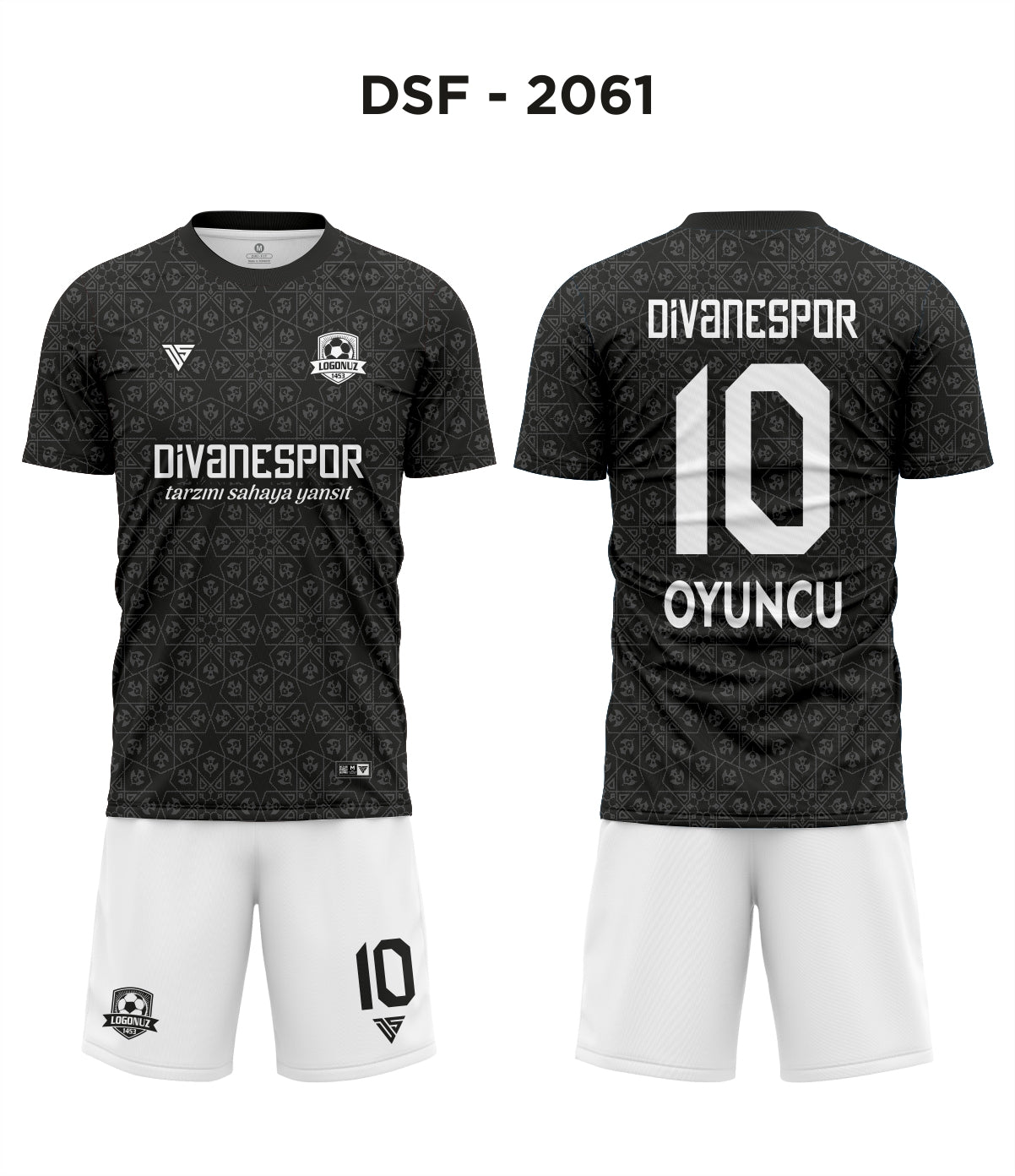 DSF 2061 Siyah-Antrasit Futbol Forma