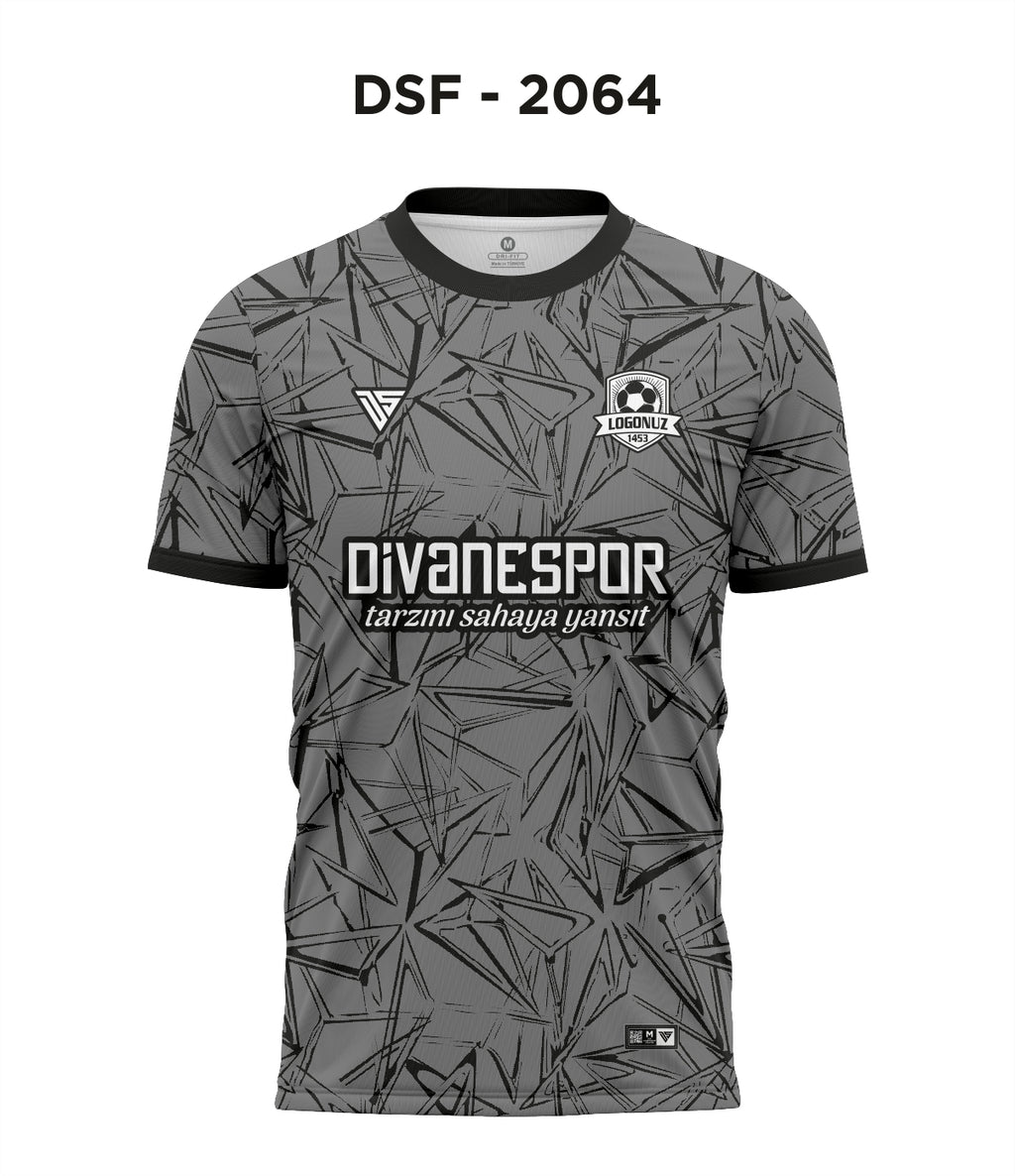 DSF 2064 Gri-Siyah Futbol Forma
