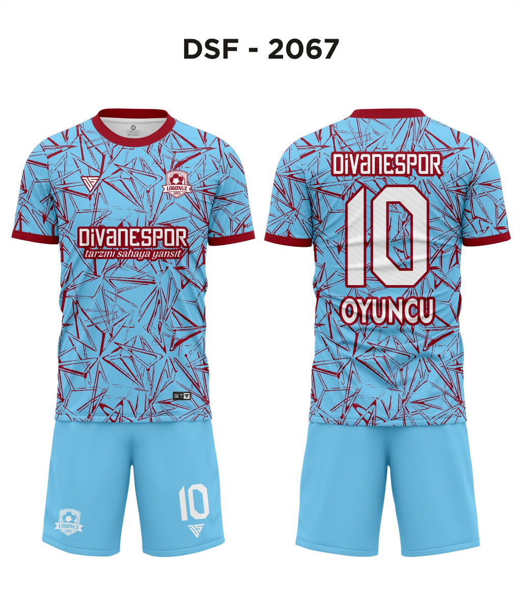 DSF 2067 Mavi-Bordo Futbol Forma