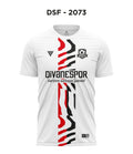 DSF 2073 Beyaz-Kırmızı-Siyah Futbol Forma