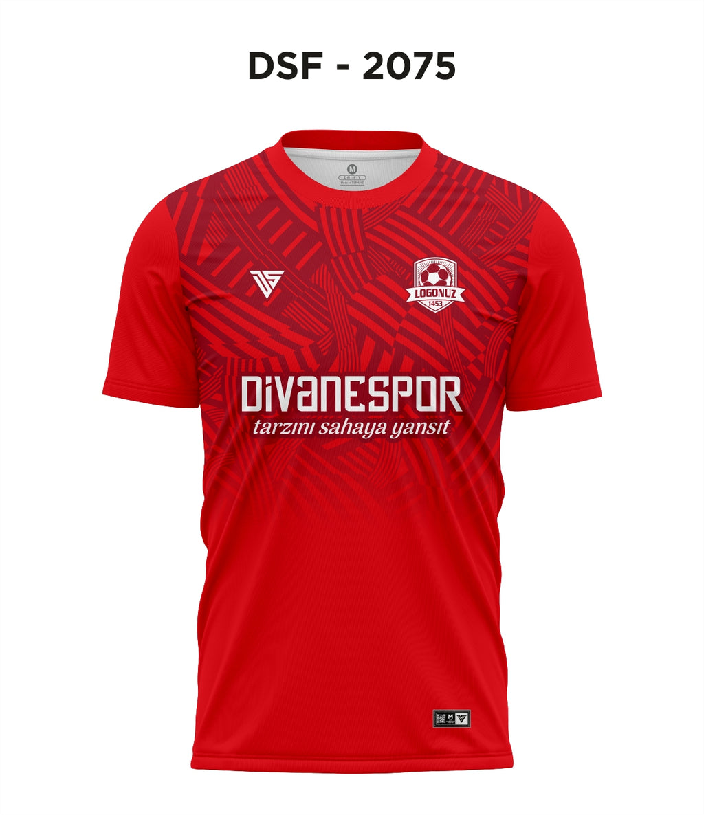 DSF 2075 Kırmızı-Bordo Futbol Forma