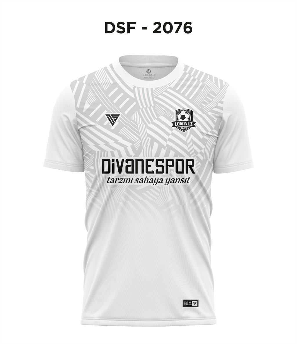 DSF 2076 Beyaz-Gri Futbol Forma