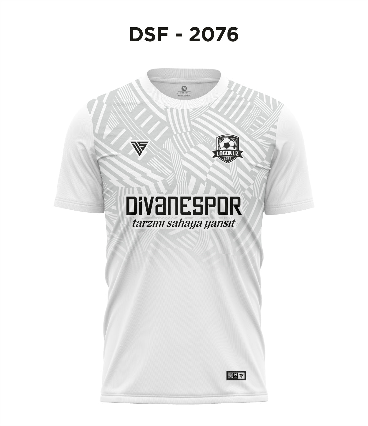 DSF 2076 Beyaz-Gri Futbol Forma