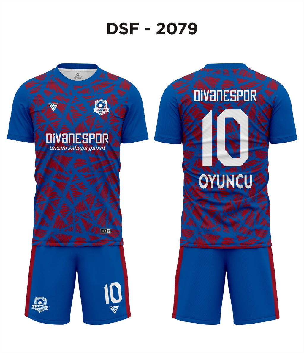 DSF 2079 Mavi-Bordo Futbol Forma
