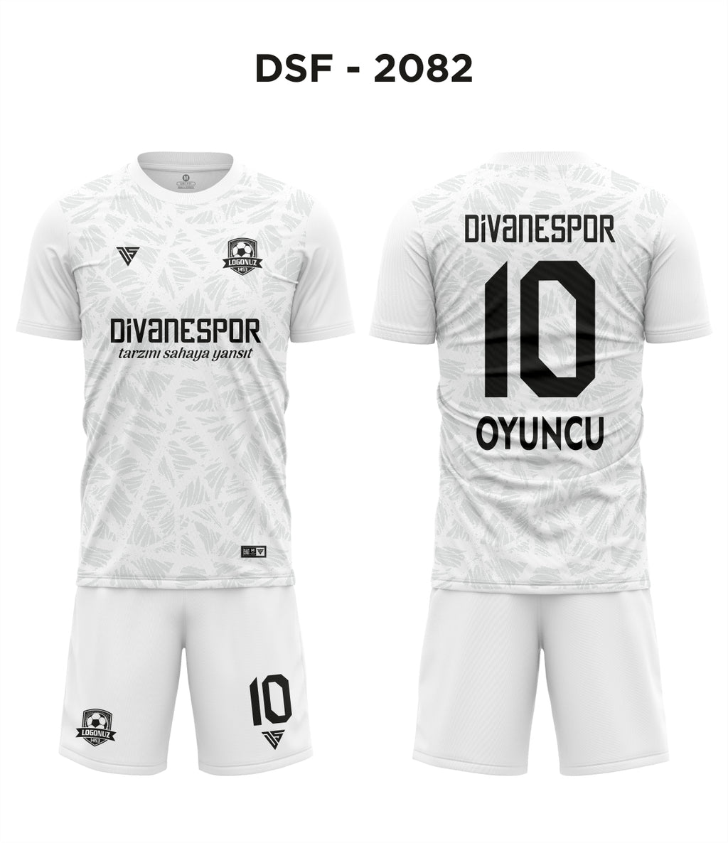 DSF 2082 Beyaz-Gri Futbol Forma
