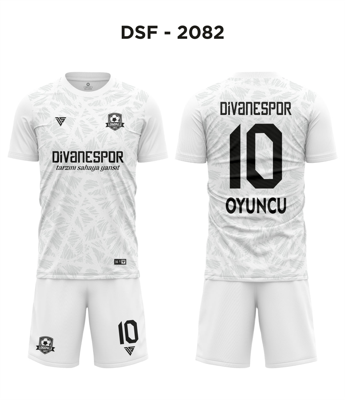 DSF 2082 Beyaz-Gri Futbol Forma