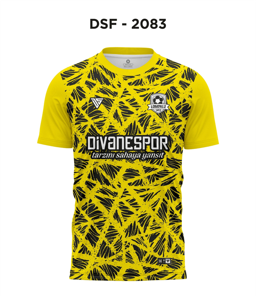DSF 2083 Sarı-Siyah Futbol Forma