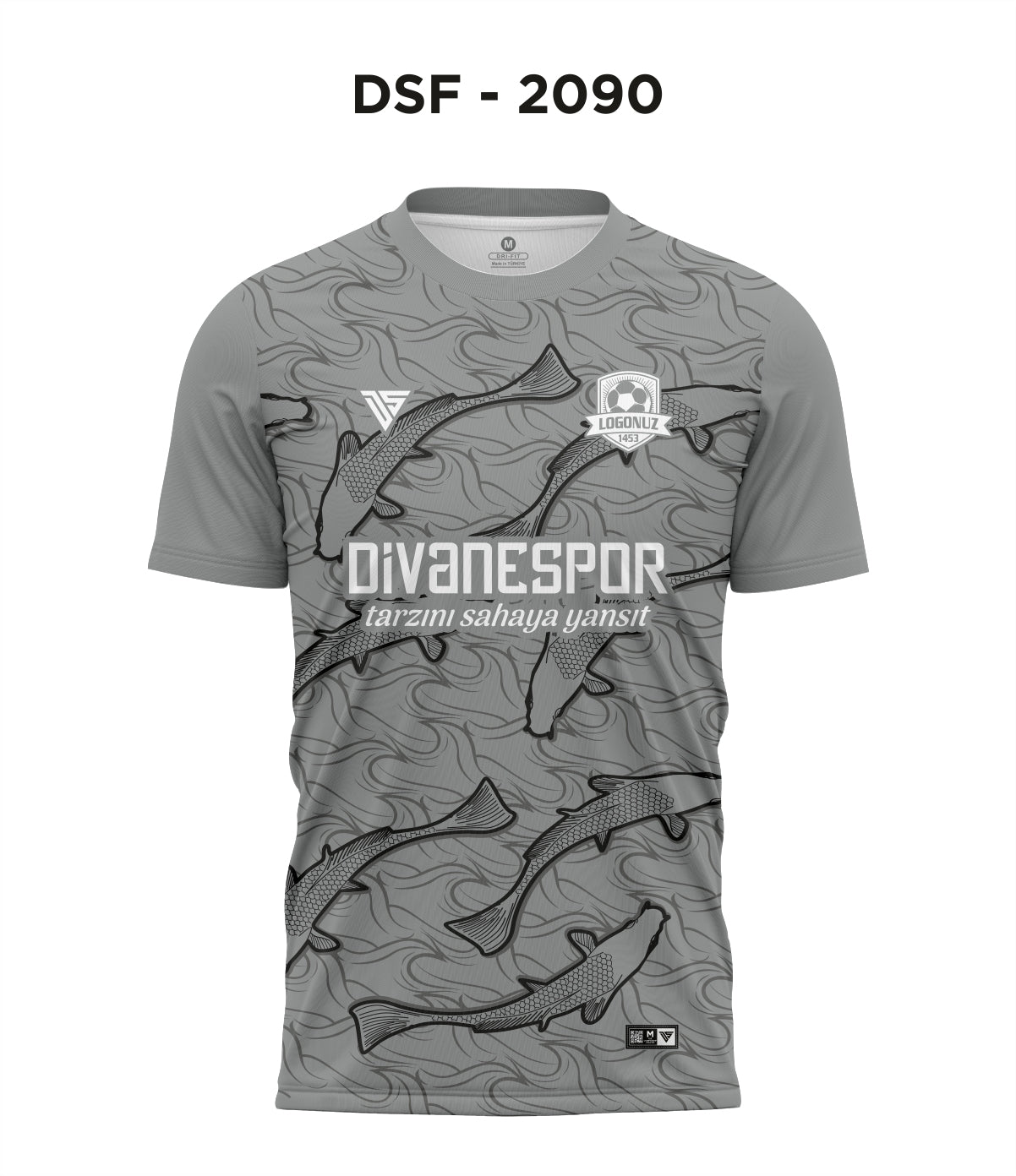 DSF 2090 Gri-Siyah Futbol Forma