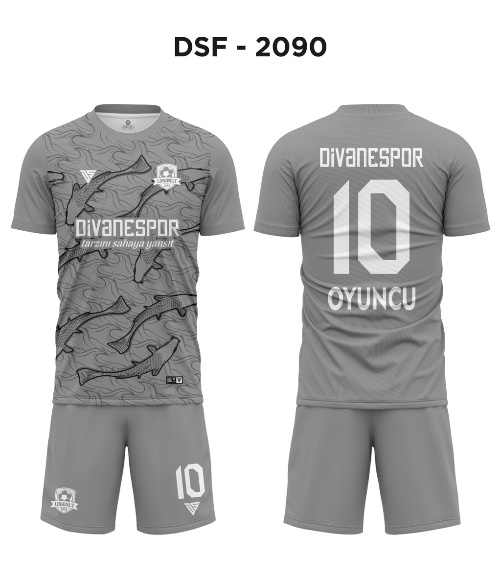 DSF 2090 Gri-Siyah Futbol Forma