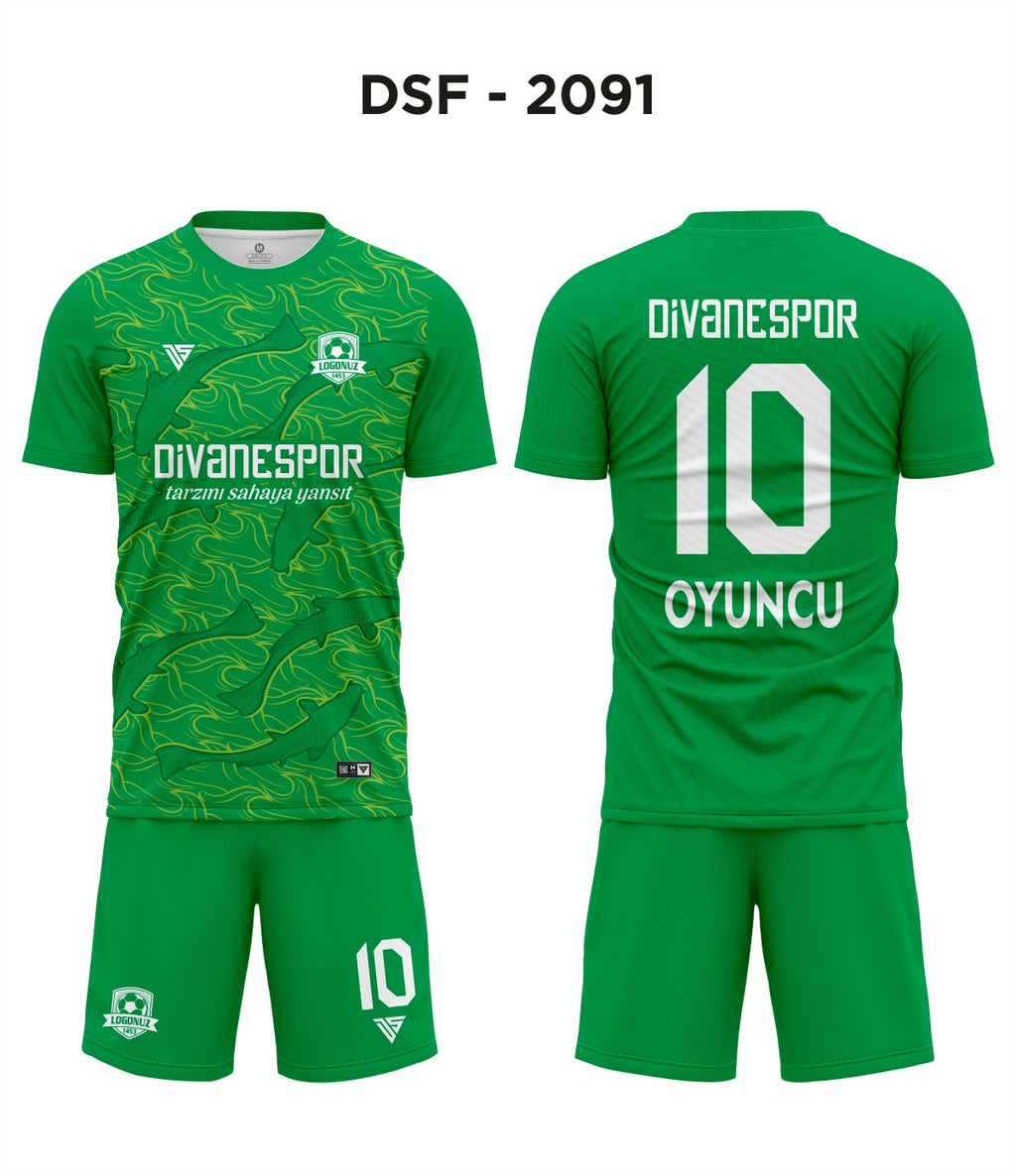 DSF 2091 Yeşil-Citro Futbol Forma