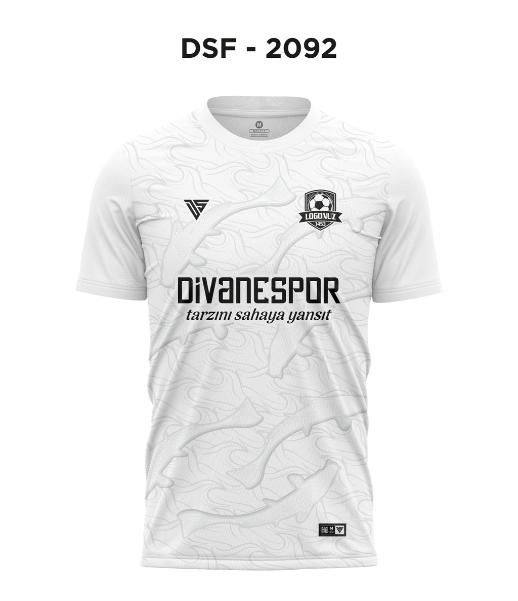 DSF 2092 Beyaz-Gri Futbol Forma