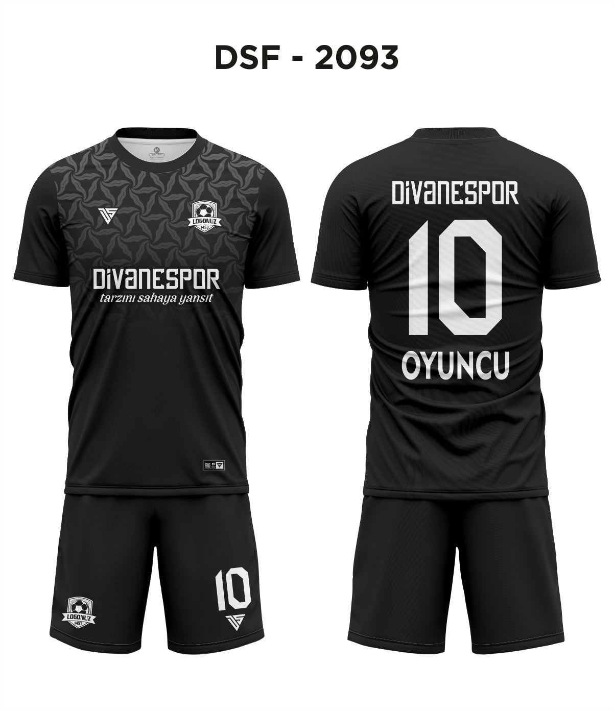 DSF 2093 Juventus Siyah Futbol Forma