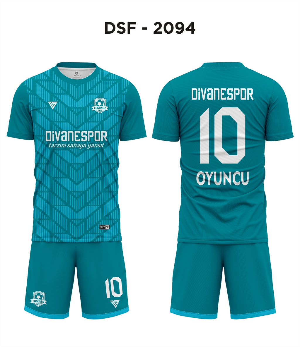 DSF 2094 Almanya Turkuaz Futbol Forma